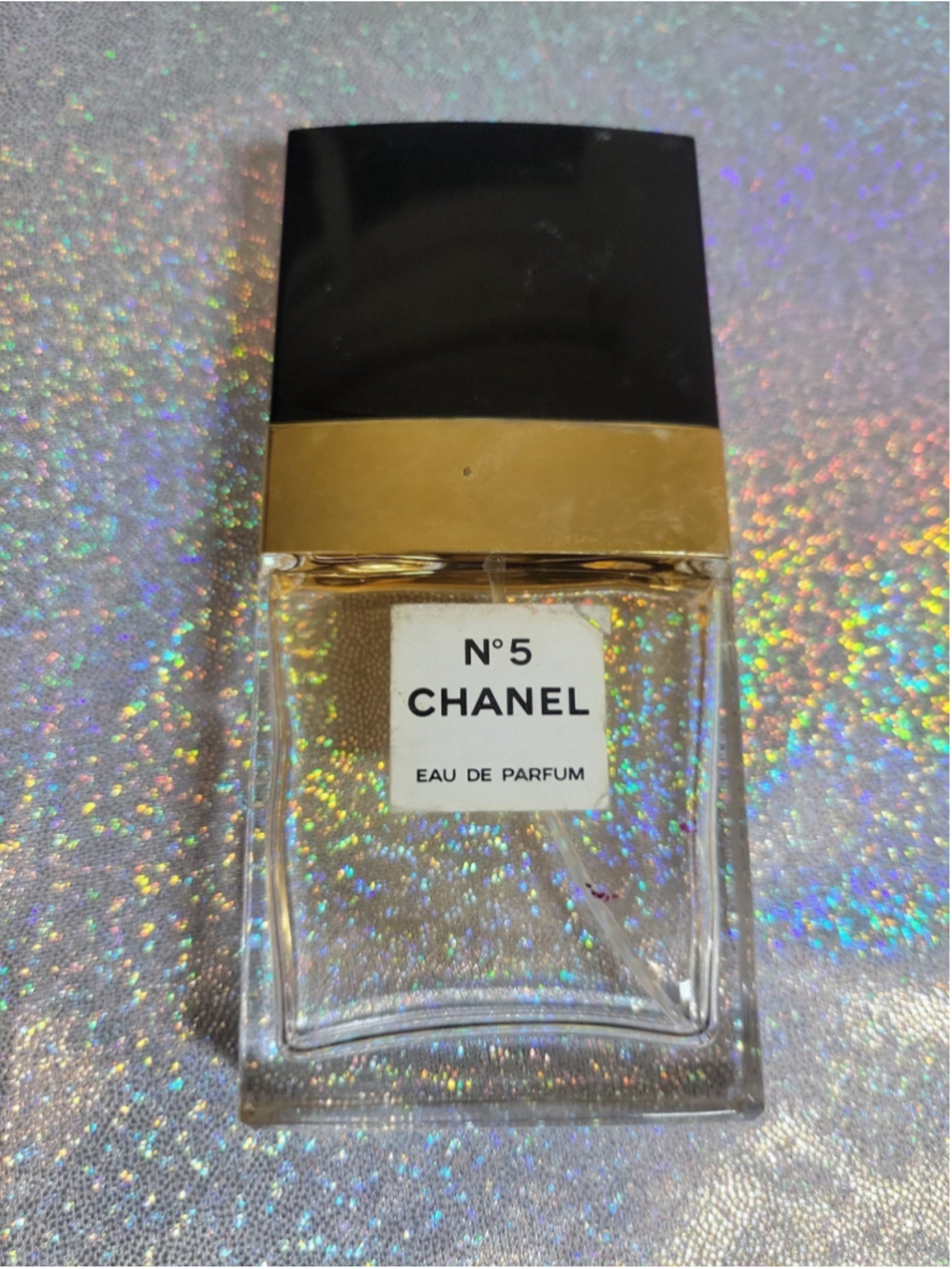Chanel Vintage Number 5 Eau De Parfum Perfume Bottle 1" left
